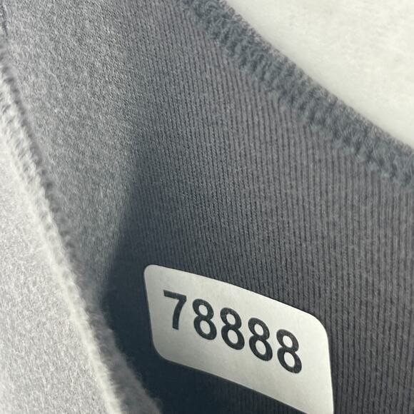 EILEEN FISHER Tank Top XS Organic Cotton Ribbed Jersey Tunic Cami Slim Gray - Picture 12 of 12